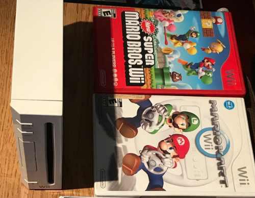 Nintendo Wii Chipeada +2 Joys. +2 Juegos Orig.+ Nyko Cargad.