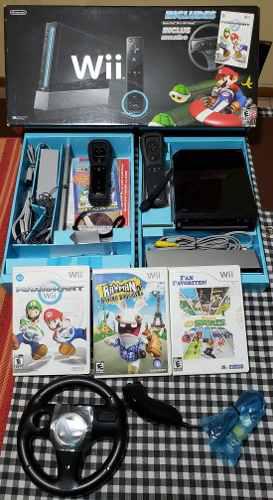 Nintendo Wii Edición Mariokart + Sports Pack