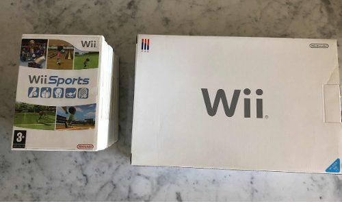 Nintendo Wii Original+caja+joystick Adicional+14juegos