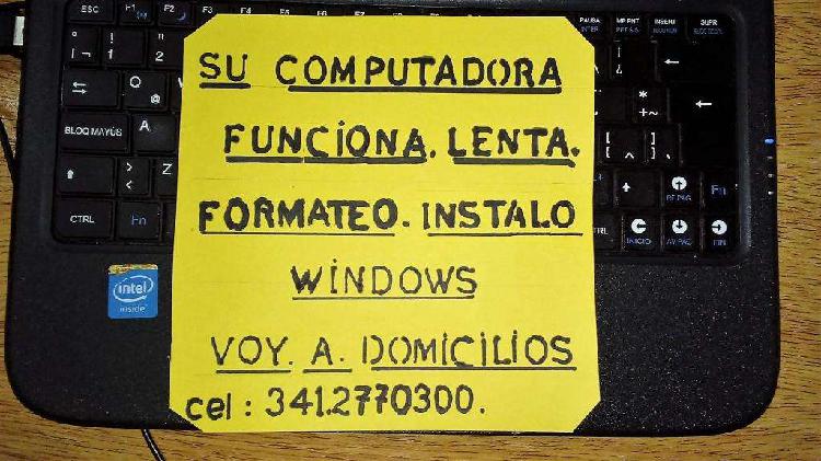 instalo windows y programas basicos