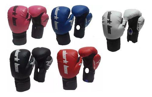 Guantes De Boxeo 10/12/14 Oz Cuero Sintético Marca Shark