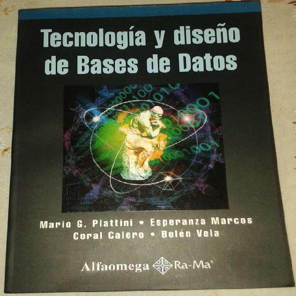 Libro tecnologia y diseño de base de datos en Montserrat