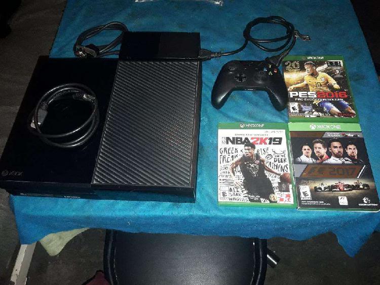 Xbox One 1 Mando Inalambrico Y 3 Juegos