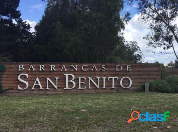 Lote 1100 m2 en Barrancas de San Benito