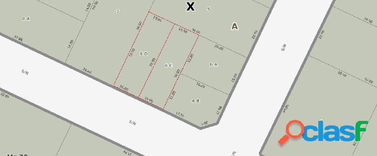 TERRENO EN VENTA - Calle Martinez y Malvinas Argentinas -