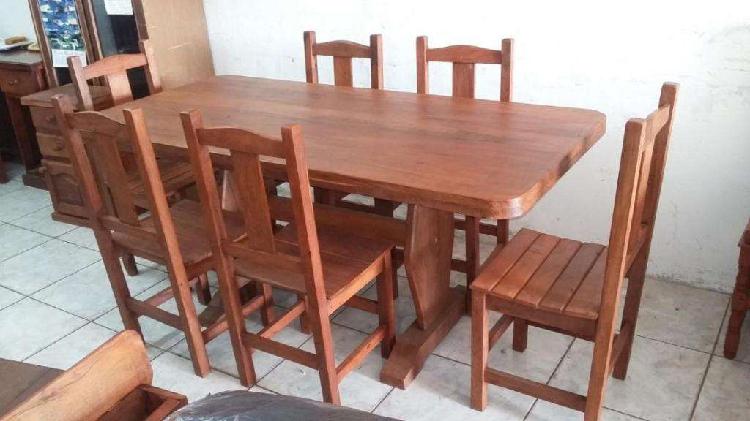 Juego de Comedor de Algarrobo