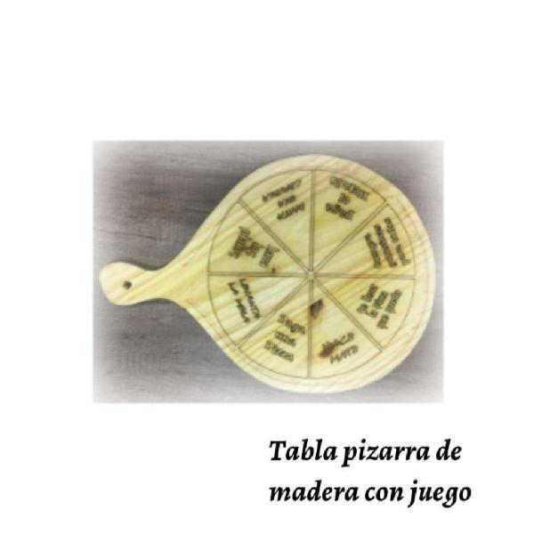 Tabla Pizzera con Juego