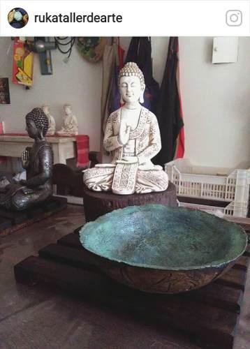 Jardin Altar Zen Con Buda Y Cuenco Grande