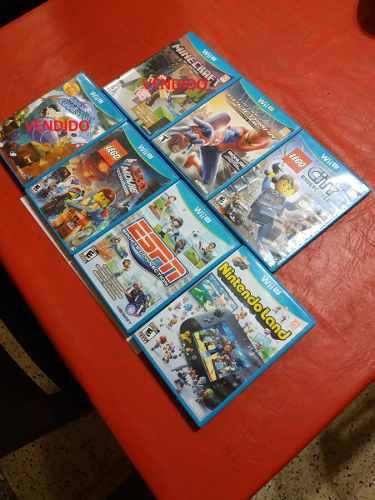 Lote X5 Juegos Wii U.