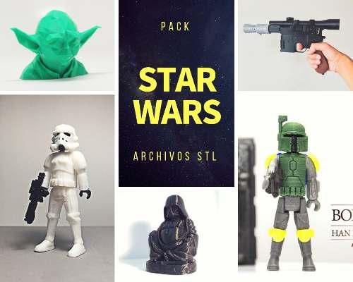 Pack 21 Archivos Stl - Star Wars - Impresora 3d