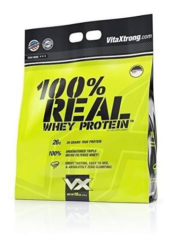 100% Real Whey Protein 10 Lbs Vx Importada + Shaker