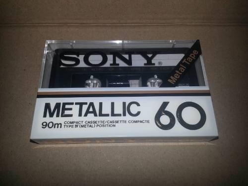 Cassete Sony Metallic 60 Nuevo Cerrado