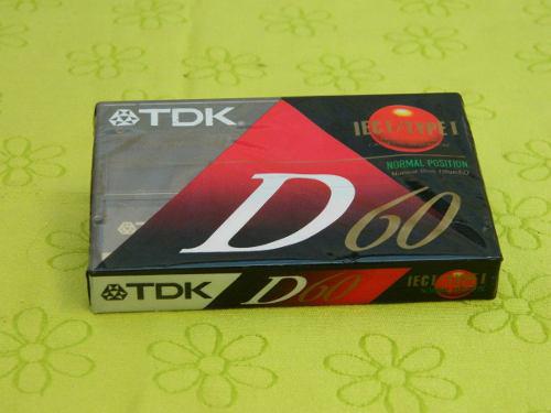 Cassette Tdk 60min Normal Position D60 - Audio