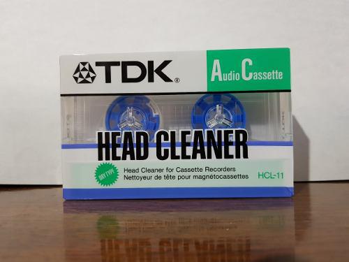 Cassette Tdk Head Cleaner Sellado + 2 Cassettes Virgen