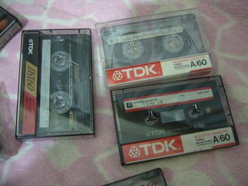 Cassette Tdk Y Otros Virgen Regrabables Usados X3