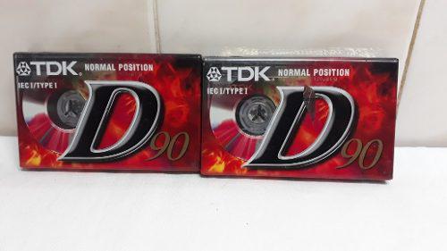 Cassette Virgen Tdk D90 Lote X 2