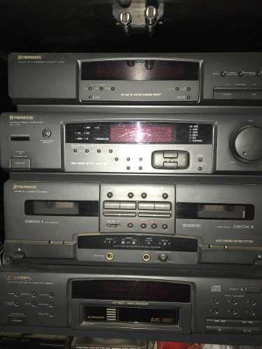 Equipo D Audio Pioneer Amplif/2 Casset/reprod 6 Cds/cmueble!