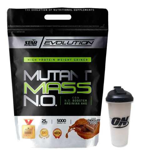 Ganador De Peso Mutant Mass Star Nutrition X 5kg + Shaker
