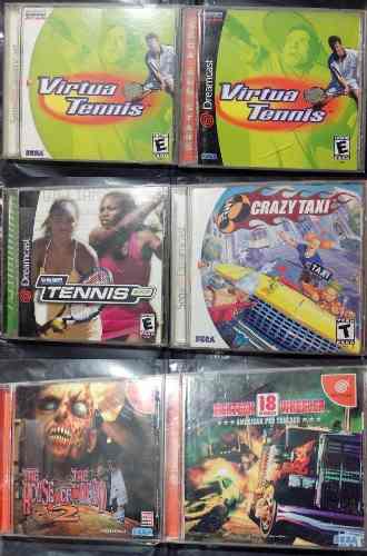 Lote 10 Cajas Y Manuales Originales De Juegos Sega Dreamcast