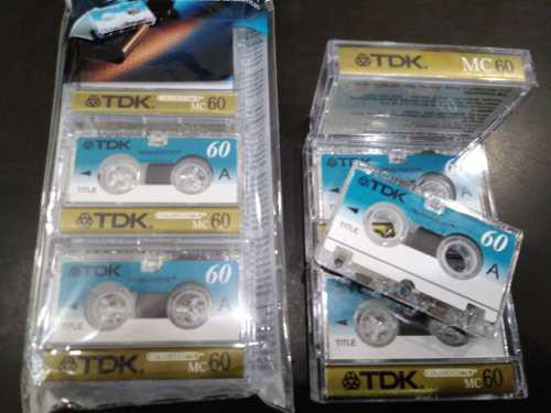 Micro Cassette Tdk Mc60 Para Contestador Pack De 3 Unidades