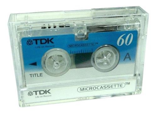 Microcassette Microcasete Tdk 60 Para Contestador Grabador
