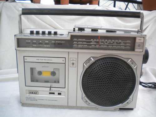 Radio Grabador Cassette Akai