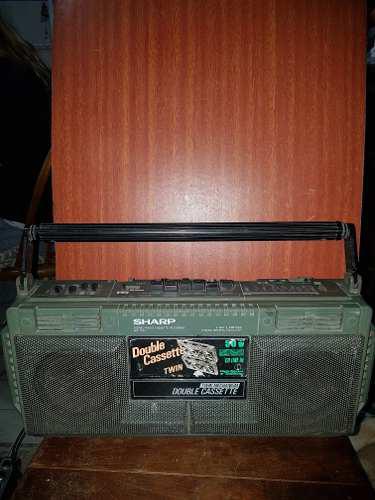 Radiograbador Sharp Wq T231 Doble Cassette.