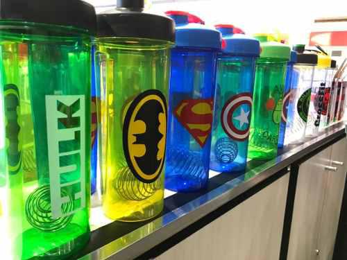 Shaker Vaso Mezclador Super Heroes X 3 Unidades!