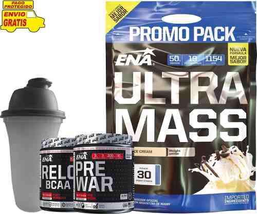 Ultra Mass 3kg Ganador Peso + Pre Work + Reload + Shaker