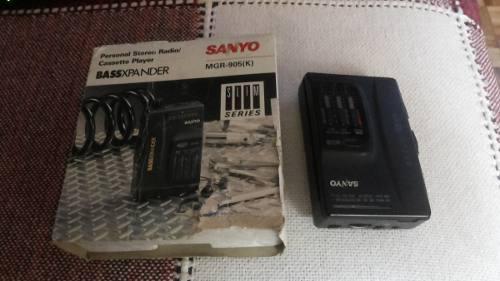 Walkman Sanyo Mgr 905 K Stereo Radio Cassette Player