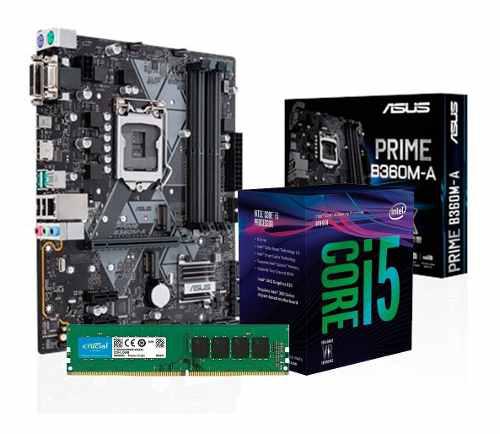 Combo Actualizacion Intel Core I5 8400 + B360 + 8gb 2400