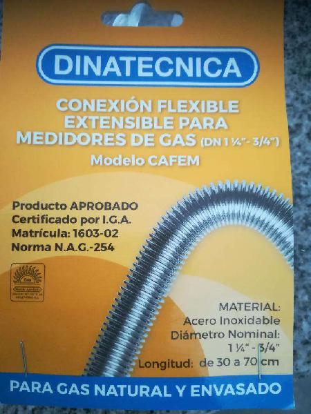 Flexible Dinatecnica Aprobados para Gas