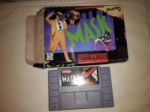 Juego The Mask Para Super Nintendo, Con Caja