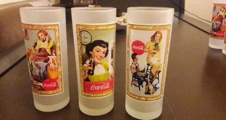 Vasos de Colección Coca Cola Memorabilia