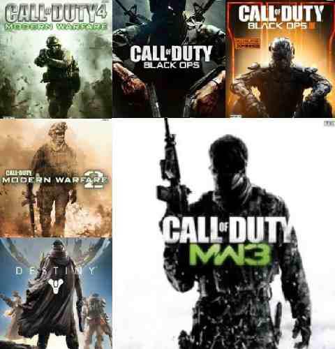6 Juegos Xbox 360 Call Of Duty + Destiny