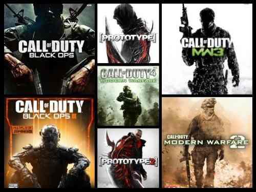7 Juegos Xbox 360 Call Of Duty + Prototype