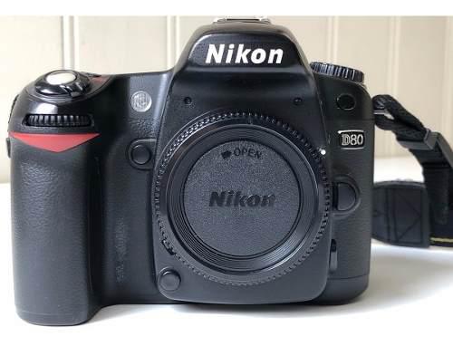 Camara Nikon D80 + Nikon 18-200mm + 35mm 1.8 Como Nueva!