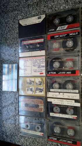 Cassettes Tdk Usados 12 + Limpia Cabezal Tdk Original