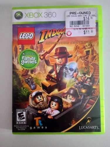 Juego Lego Indiana Jones 2, Xbox 360!!