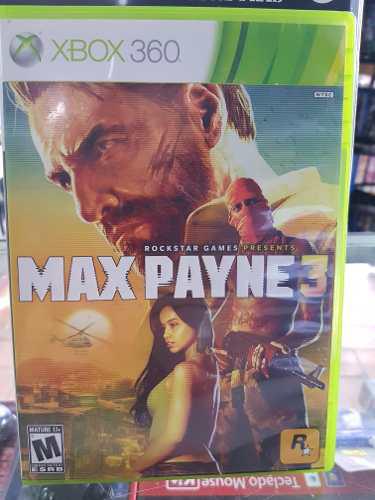 Juego Max Payne 3 X Box 360 Fisico Zona Norte