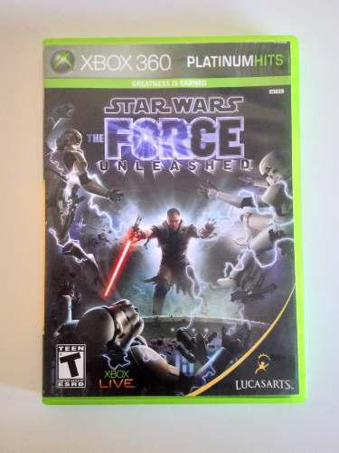 Juego Star Wars The Force Unleashed, Xbox 360!!