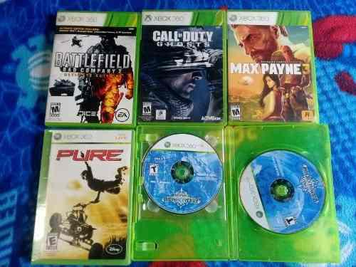 Lote 5 Juegos Xbox 360 Originales