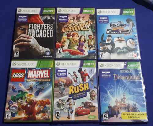 Lote De 6 Juegos Originales Físico Xbox 360