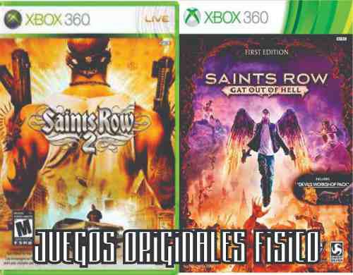 Saints Row 2x1 Juegos Fisicos Xbox 360