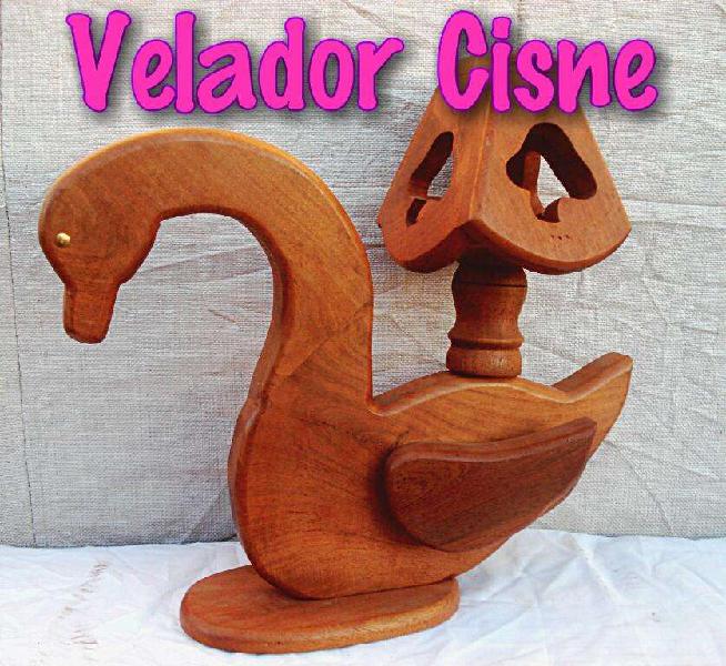 Velador Cisne de Algarrobo NUEVO