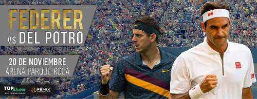 2 Entradas Federer Del Potro Parque Roca 20/11