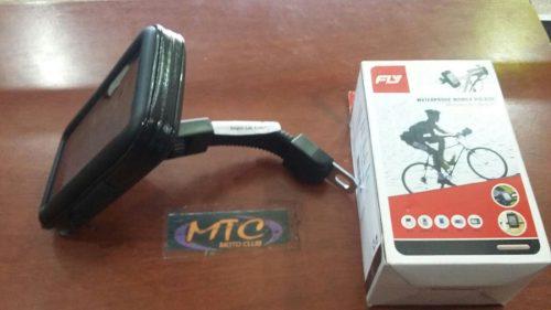 Soporte Funda Porta Gps Celular Moto Bici Imperm Mtc Motos