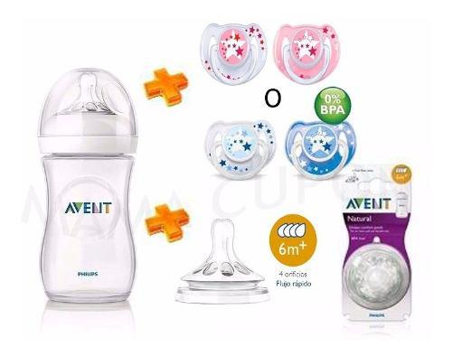 Avent Kit Mamdera 260 Ml Natural+2 Chupetes+tetinas