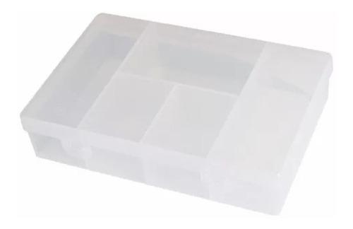 Caja Organizador Plástico 5 Divisiones Pesca Manualidades