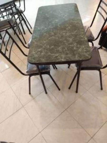 Juego Comedor Mesa de 120x60 Mas 4 Silla